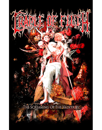 Cradle of Filth - The Screaming of the Valkyries (vlajka) obrázok 1