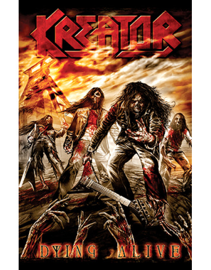 Kreator - Dying Alive (vlajka) obrázok 1