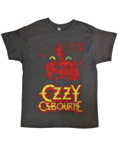 Ozzy Osbourne - Yellow Eyes Jumbo (Charcoal Grey) (tričko)