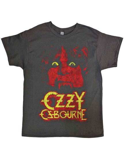 Ozzy Osbourne - Yellow Eyes Jumbo (Charcoal Grey) (tričko) obrázok 1