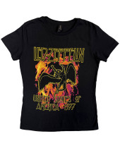 Led Zeppelin - Black Flames (Black) (dámske tričko)