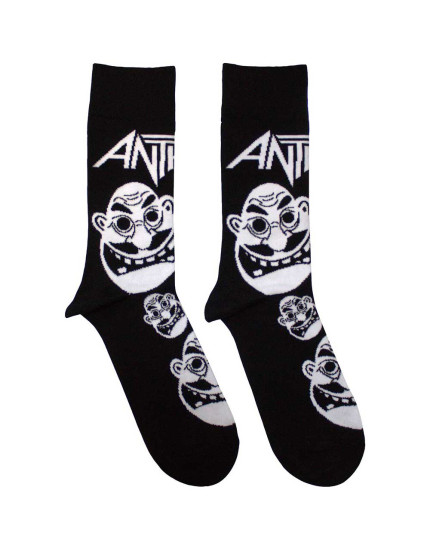 Anthrax - Faces Pattern B&W (EU 39-45) (ponožky) obrázok 1