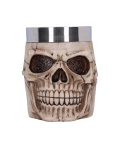 Grinning Skull kalich 16 cm