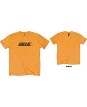 Billie Eilish - Racer Logo and Blohsh (Orange) (Back Print) (detské tričko)