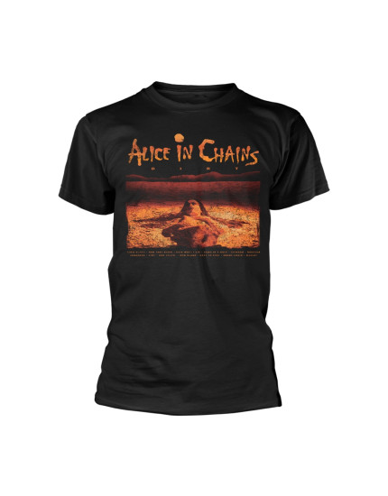 Alice in Chains - Dirt (Tracklist) (tričko) obrázok 1