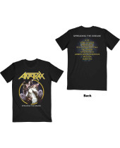 Anthrax - Spreading The Disease Track list (Back Print) (tričko)