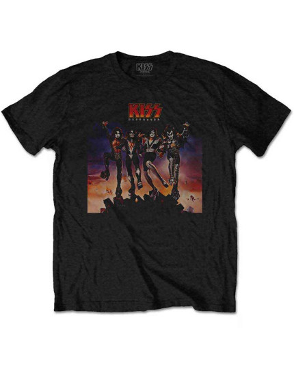 KISS - Destroyer (Black) (tričko) obrázok 1