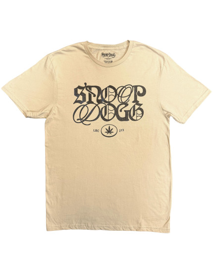 Snoop Dogg - Lettering Mash Up (Sand) (tričko) obrázok 1