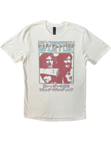 Led Zeppelin - Japanese Poster (Natural) (tričko) obrázok 1