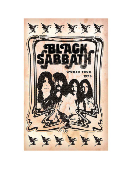 Black Sabbath - World Tour 1978 (vlajka) obrázok 1