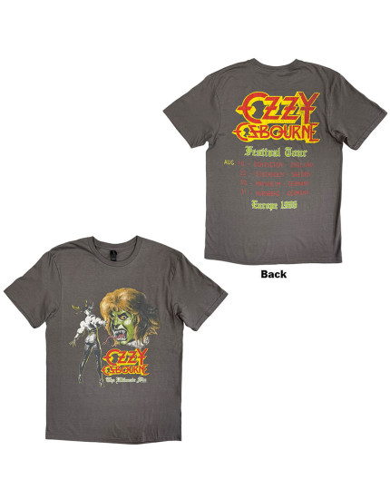 Ozzy Osbourne - Ultimate Remix (Grey) (Back Print) (tričko) obrázok 1