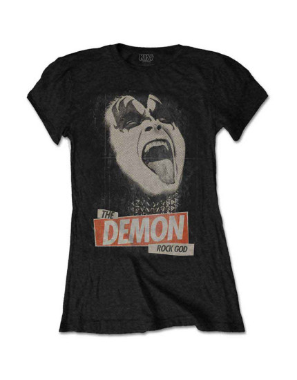 KISS - The Demon Rock (Black) (dámske tričko) obrázok 1