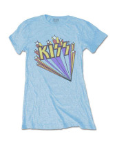 KISS - Stars (Light Blue) (dámske tričko)