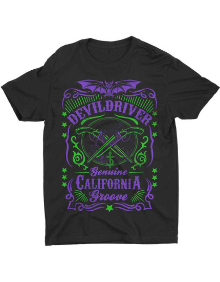 DevilDriver - Cross Guns (Black) (tričko) obrázok 1