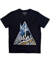 Def Leppard - Triangle Logo (Navy Blue) (tričko)