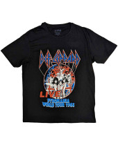 Def Leppard - Pyro World Tour (Black) (tričko)
