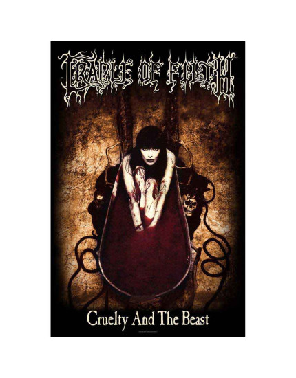 Cradle of Filth - Cruelty and the Beast (vlajka) obrázok 1