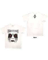 Cradle Of Filth - Dani Make Up (White) (Back Print) (tričko)