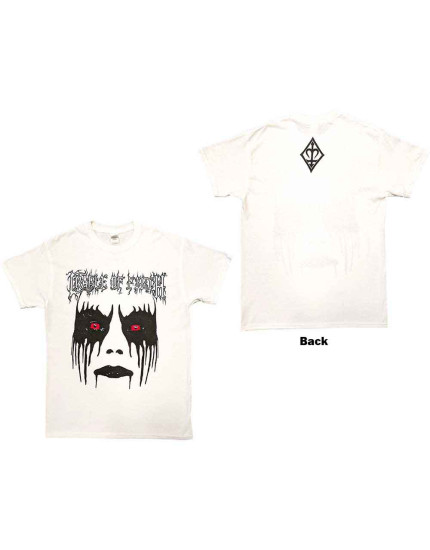 Cradle Of Filth - Dani Make Up (White) (Back Print) (tričko) obrázok 1