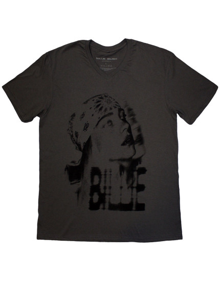 Billie Eilish - Tonal Bandana Photo (Charcoal Grey) (tričko) obrázok 1