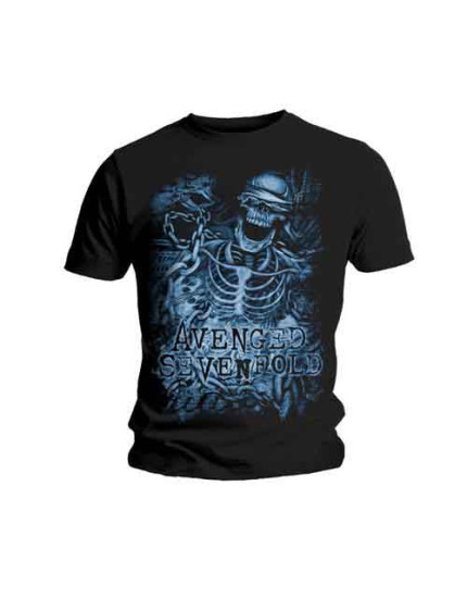 Avenged Sevenfold - Chained Skeleton (Black) (tričko) obrázok 1