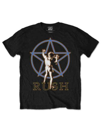 Rush - Starman Glow (Black) (tričko) obrázok 1