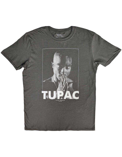 Tupac - Praying (Charcoal Grey) (tričko) obrázok 1