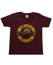 Guns N Roses - Classic Logo (Maroon Red) (detské tričko)