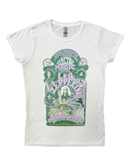 Led Zeppelin - Electric Magic (White) (dámske tričko) obrázok 1