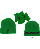 Billie Eilish Beanie Hat and Glove Set: Blohsh (Jelly Bean Green) (čiapka)