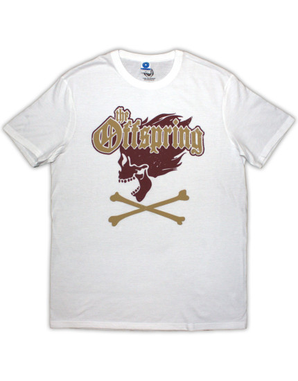 Offspring - Screaming Skull (White) (tričko) obrázok 1