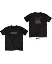 BlackPink - The Album Track list (Back Print) (tričko)