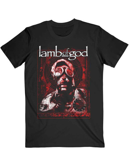 Lamb Of God - Gas Masks Waves (Black) (tričko) obrázok 1