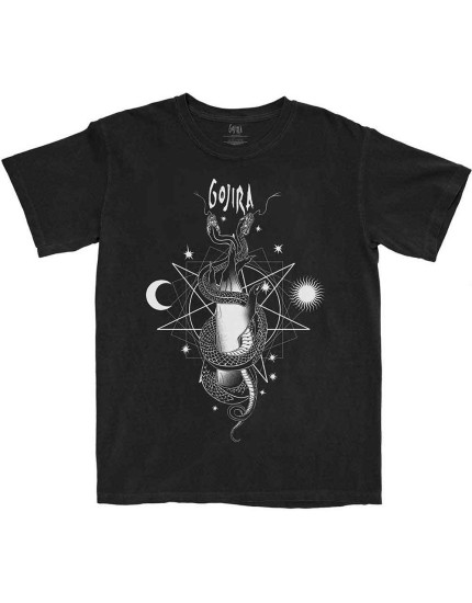 Gojira - Celestial Snakes (Black) (tričko) obrázok 1