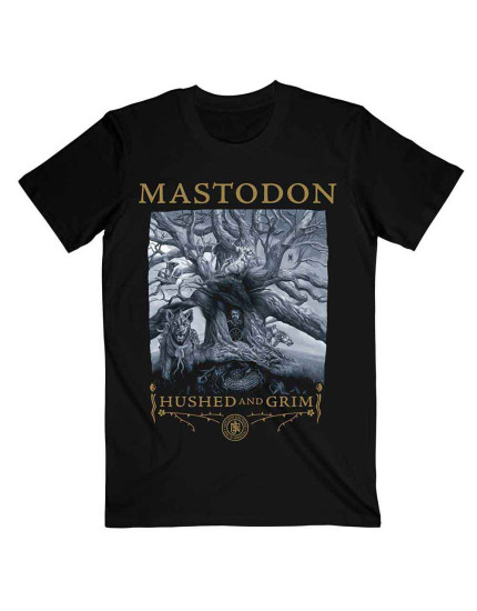 Mastodon - Hushed & Grim Cover (Black) (tričko) obrázok 1