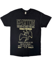 Led Zeppelin - TSRTS World Premier (Black) (tričko)