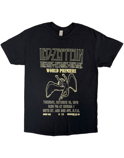Led Zeppelin - TSRTS World Premier (Black) (tričko) obrázok 1