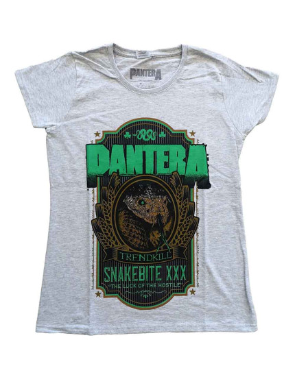 Pantera - Snakebite XXX Label (Heather Grey) (dámske tričko) obrázok 1