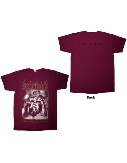 Behemoth - The Shit Ov God Cover (Red) (Back Print) (tričko) obrázok 1