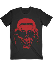 Megadeth - Vic Hi-Contrast Red (Black) (tričko)