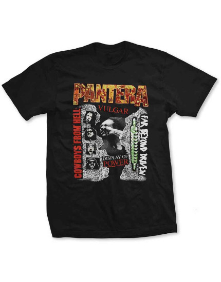 Pantera - 3 Albums (Black) (dámske tričko) obrázok 1