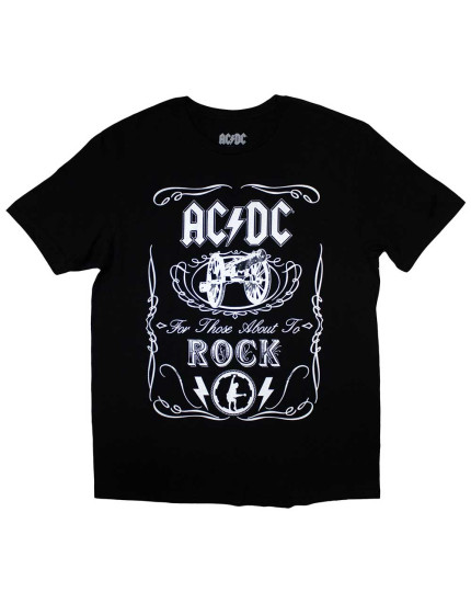 AC/DC - Vintage Cannon Swig (Black) (detské tričko) obrázok 1