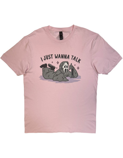 Ghostface - I Just Wanna Talk (Pink) (tričko) obrázok 1