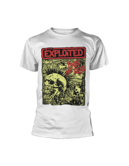Exploited - Punks not Dead (White) (tričko) obrázok 1