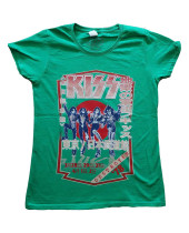 KISS - Destroyer Tour '78 (Green) (dámske tričko)