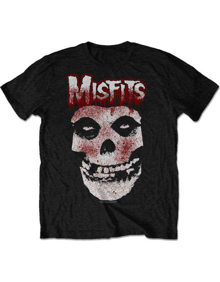 Misfits - Blood Drip Skull (Black) (tričko) obrázok 1