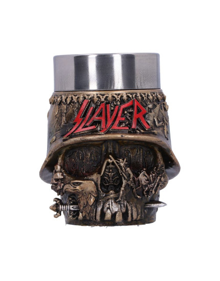 Slayer Skull poldecák 9 cm obrázok 1