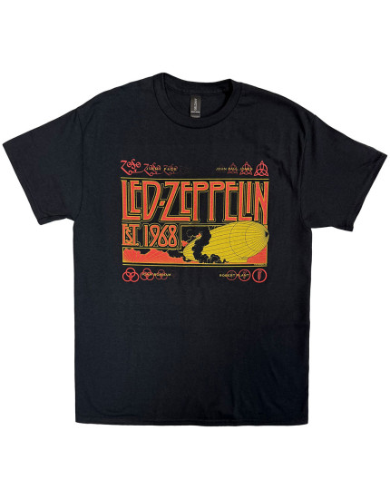 Led Zeppelin - Zeppelin and Smoke (Black) (tričko) obrázok 1