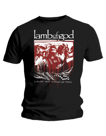Lamb Of God - Enough is Enough (Black) (tričko) obrázok 1