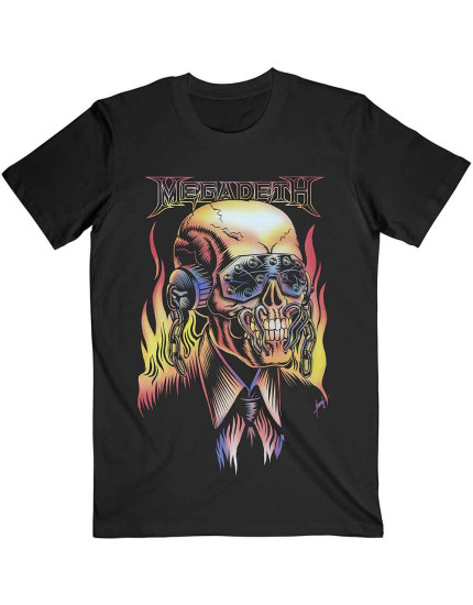 Megadeth - Flaming Vic (Black) (tričko) obrázok 1